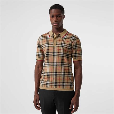 burberry men polo shirts|burberry polo shirt men large.